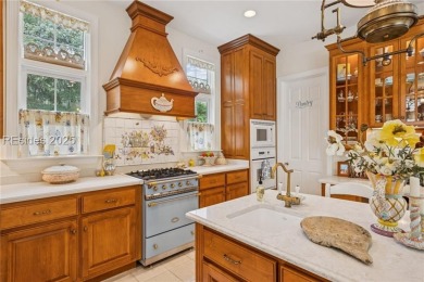 Tucked away on a private, oversized lot in Shipyard, this on Shipyard Golf Club in South Carolina - for sale on GolfHomes.com, golf home, golf lot