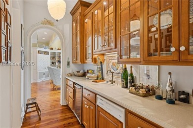 Tucked away on a private, oversized lot in Shipyard, this on Shipyard Golf Club in South Carolina - for sale on GolfHomes.com, golf home, golf lot