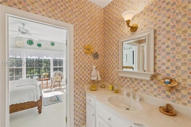 Tucked away on a private, oversized lot in Shipyard, this on Shipyard Golf Club in South Carolina - for sale on GolfHomes.com, golf home, golf lot