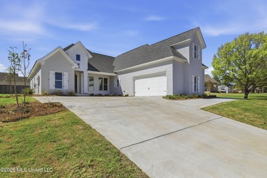 Stunning new construction in the best location possible: Lake on Lake Caroline Golf Club in Mississippi - for sale on GolfHomes.com, golf home, golf lot