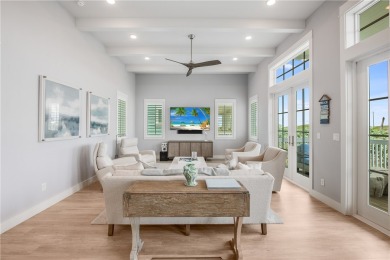 This grand three-story, 3,431 square foot beach home in on Palmilla Beach Golf Club in Texas - for sale on GolfHomes.com, golf home, golf lot