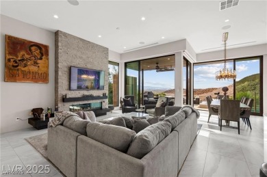 Stunning Strip and mountain views set the stage for luxury on Dragon Ridge Country Club in Nevada - for sale on GolfHomes.com, golf home, golf lot