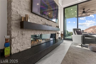 Stunning Strip and mountain views set the stage for luxury on Dragon Ridge Country Club in Nevada - for sale on GolfHomes.com, golf home, golf lot
