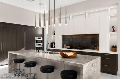 Stunning Strip and mountain views set the stage for luxury on Dragon Ridge Country Club in Nevada - for sale on GolfHomes.com, golf home, golf lot