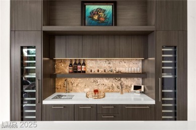 Stunning Strip and mountain views set the stage for luxury on Dragon Ridge Country Club in Nevada - for sale on GolfHomes.com, golf home, golf lot