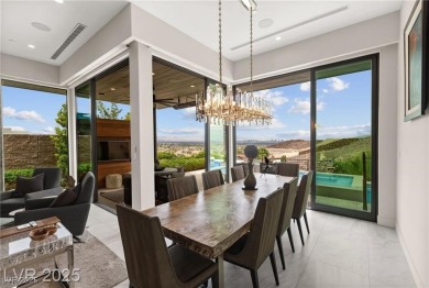 Stunning Strip and mountain views set the stage for luxury on Dragon Ridge Country Club in Nevada - for sale on GolfHomes.com, golf home, golf lot