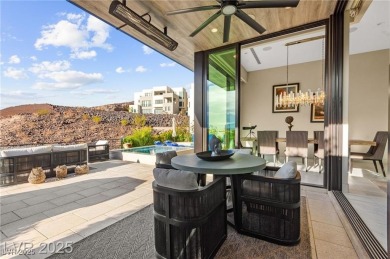 Stunning Strip and mountain views set the stage for luxury on Dragon Ridge Country Club in Nevada - for sale on GolfHomes.com, golf home, golf lot