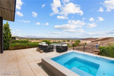 Stunning Strip and mountain views set the stage for luxury on Dragon Ridge Country Club in Nevada - for sale on GolfHomes.com, golf home, golf lot