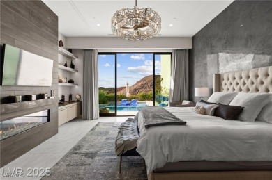 Stunning Strip and mountain views set the stage for luxury on Dragon Ridge Country Club in Nevada - for sale on GolfHomes.com, golf home, golf lot