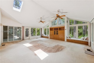 Estate Sale. Full size wooded homesite with golf views behind on Dolphin Head Golf Club in South Carolina - for sale on GolfHomes.com, golf home, golf lot