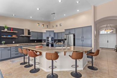 Enjoying the epitome of adult 55+ living in this stunning 2,929 on Tuscany Falls At Pebble Creek in Arizona - for sale on GolfHomes.com, golf home, golf lot