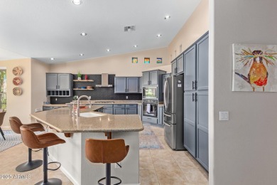 Enjoying the epitome of adult 55+ living in this stunning 2,929 on Tuscany Falls At Pebble Creek in Arizona - for sale on GolfHomes.com, golf home, golf lot
