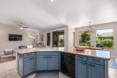 Enjoying the epitome of adult 55+ living in this stunning 2,929 on Tuscany Falls At Pebble Creek in Arizona - for sale on GolfHomes.com, golf home, golf lot