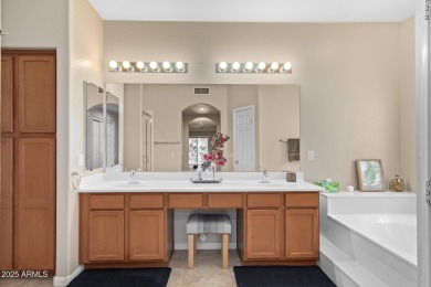 Enjoying the epitome of adult 55+ living in this stunning 2,929 on Tuscany Falls At Pebble Creek in Arizona - for sale on GolfHomes.com, golf home, golf lot