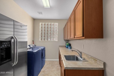 Enjoying the epitome of adult 55+ living in this stunning 2,929 on Tuscany Falls At Pebble Creek in Arizona - for sale on GolfHomes.com, golf home, golf lot
