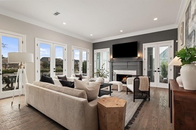 This French-inspired beauty commands a quiet cul-de-sac with on Stonebriar Golf Course in Texas - for sale on GolfHomes.com, golf home, golf lot