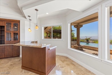 Luxurious resort home surrounds you with panoramic views of the on Anthem Country Club in Nevada - for sale on GolfHomes.com, golf home, golf lot
