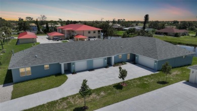 This nearly completed WATERFRONT TRIPLEX in Rotonda West, FL, is on Rotonda Golf and Country Club The Palms Course in Florida - for sale on GolfHomes.com, golf home, golf lot