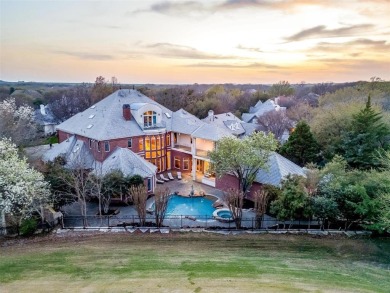 Discover the epitome of elegance in this Georgian-style estate on Mira Vista Country Club in Texas - for sale on GolfHomes.com, golf home, golf lot