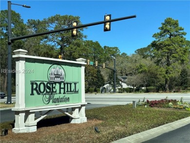 Wooded lot in private gated Rose Hill awaiting your custom home on Rose Hill Golf Club in South Carolina - for sale on GolfHomes.com, golf home, golf lot