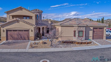 This stunning Tuscany-style home in the Turtleback Mountain on Sierra Del Rio Golf Club in New Mexico - for sale on GolfHomes.com, golf home, golf lot