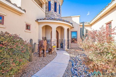 This stunning Tuscany-style home in the Turtleback Mountain on Sierra Del Rio Golf Club in New Mexico - for sale on GolfHomes.com, golf home, golf lot