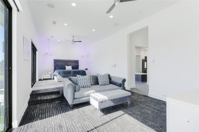 This ultra-modern smart home, on a rare double golf course lot on The Trails of Frisco Golf Club in Texas - for sale on GolfHomes.com, golf home, golf lot