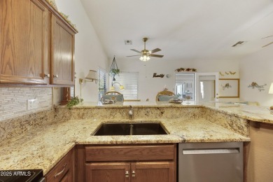 Charming 2BR, 2BA home in the very active adult community of Sun on Sun Lakes Country Club in Arizona - for sale on GolfHomes.com, golf home, golf lot