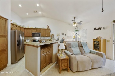 Charming 2BR, 2BA home in the very active adult community of Sun on Sun Lakes Country Club in Arizona - for sale on GolfHomes.com, golf home, golf lot