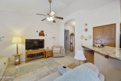 Charming 2BR, 2BA home in the very active adult community of Sun on Sun Lakes Country Club in Arizona - for sale on GolfHomes.com, golf home, golf lot