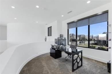 This ultra-modern smart home, on a rare double golf course lot on The Trails of Frisco Golf Club in Texas - for sale on GolfHomes.com, golf home, golf lot