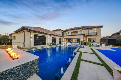 This ultra-modern smart home, on a rare double golf course lot on The Trails of Frisco Golf Club in Texas - for sale on GolfHomes.com, golf home, golf lot