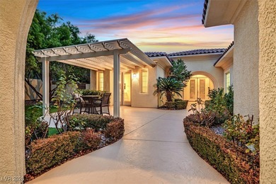 EXPERIENCE ELEVATED SINGLE STORY LIVING IN THIS BEAUTIFULLY on Southern Highlands Golf Club in Nevada - for sale on GolfHomes.com, golf home, golf lot