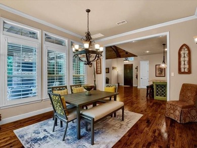 Tucked into a premium wooded homesite backing to greenbelt in on Rock Creek Golf Club in Texas - for sale on GolfHomes.com, golf home, golf lot