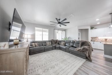 Welcome to your dream home in the stunning resort-style on Estrella Mountain Ranch Golf Course in Arizona - for sale on GolfHomes.com, golf home, golf lot