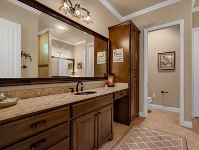 Tucked into a premium wooded homesite backing to greenbelt in on Rock Creek Golf Club in Texas - for sale on GolfHomes.com, golf home, golf lot