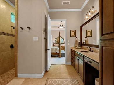 Tucked into a premium wooded homesite backing to greenbelt in on Rock Creek Golf Club in Texas - for sale on GolfHomes.com, golf home, golf lot