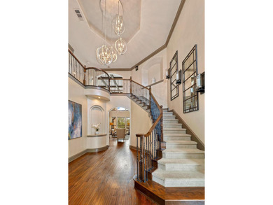 Stunning home along the iconic 18th hole of the exclusive on University of Texas Golf Club in Texas - for sale on GolfHomes.com, golf home, golf lot