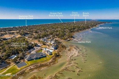 Experience the essence of coastal living in this well maintained on The Country Club of the Crystal Coast in North Carolina - for sale on GolfHomes.com, golf home, golf lot