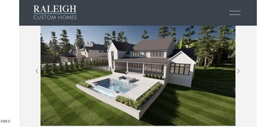 Rare opportunity to own a new stunning luxury custom home by on Hasentree Club in North Carolina - for sale on GolfHomes.com, golf home, golf lot