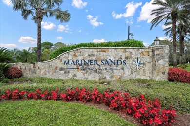 Spacious lakefront golf villa with 3 bedrooms, 2.5 bathrooms on Mariner Sands Country Club in Florida - for sale on GolfHomes.com, golf home, golf lot