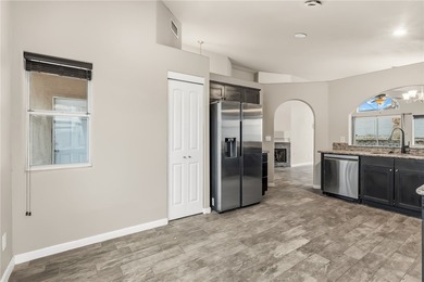 This charming 3 bedroom 2 bathroom home sits on a spacious on Desert Lakes Golf Course in Arizona - for sale on GolfHomes.com, golf home, golf lot