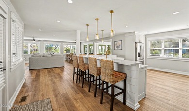 This impeccably redesigned oceanfront home blends luxury and on Ocean Point Golf Links in South Carolina - for sale on GolfHomes.com, golf home, golf lot