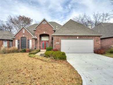 Enjoy serene golf course views from the 9th tee off, all from on Forest Ridge Golf Club in Oklahoma - for sale on GolfHomes.com, golf home, golf lot