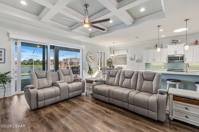 Step into a world of thoughtful beauty in this custom waterfront on Venetian Bay Golf Course in Florida - for sale on GolfHomes.com, golf home, golf lot