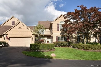 At the end of the private street, with beautiful water, fountain on The Heathers Club in Michigan - for sale on GolfHomes.com, golf home, golf lot