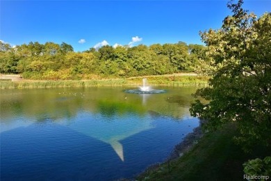At the end of the private street, with beautiful water, fountain on The Heathers Club in Michigan - for sale on GolfHomes.com, golf home, golf lot