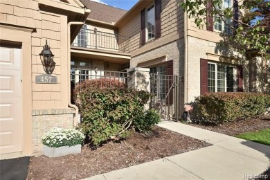 At the end of the private street, with beautiful water, fountain on The Heathers Club in Michigan - for sale on GolfHomes.com, golf home, golf lot