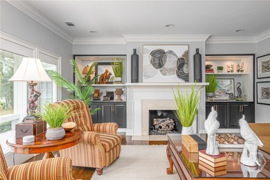 Curb appeal and golf course views! Enjoy a stunning view of the on The Landings Club - Palmetto in Georgia - for sale on GolfHomes.com, golf home, golf lot