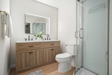 A Modern Cottage Retreat with Golf Course Views Front & Back on Canongate At Eagle Watch Golf Club in Georgia - for sale on GolfHomes.com, golf home, golf lot